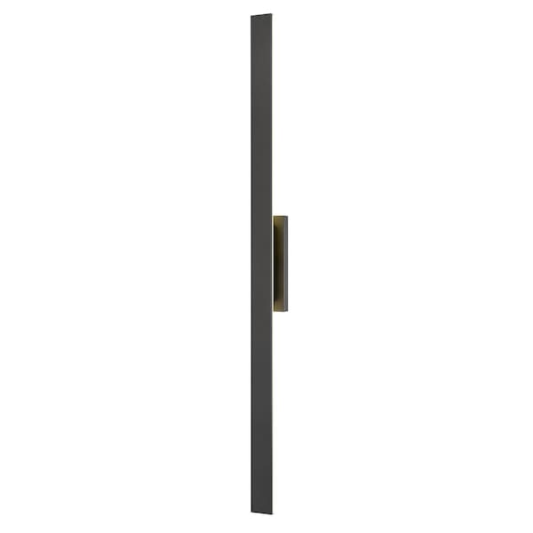 Z-Lite Stylet Outdoor Wall, 4-Light, 4.75 In.W x 72 In.L x 3.75 In.H, Sand Black/White 5006-72BK-LED - main